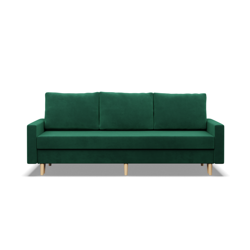 Sofa BLANK, Fabric type - Group II, Filling - Spring, Color - BOTTLE GREEN