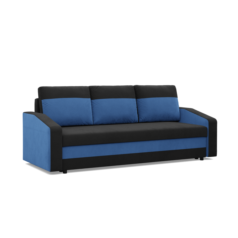 ORION Sofa, Filling - Foam, Color - BLACK + INK