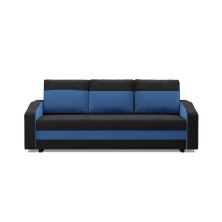 Sofa ORION, Polsterung - Schaumstoff, Farbe - SCHWARZ + TINTENBLAU