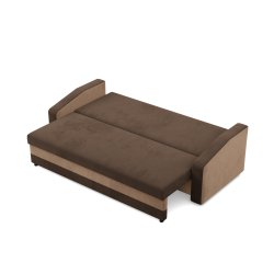 ORION Sofa, Filling - Spring, Color - BROWN + CAPPUCCINO