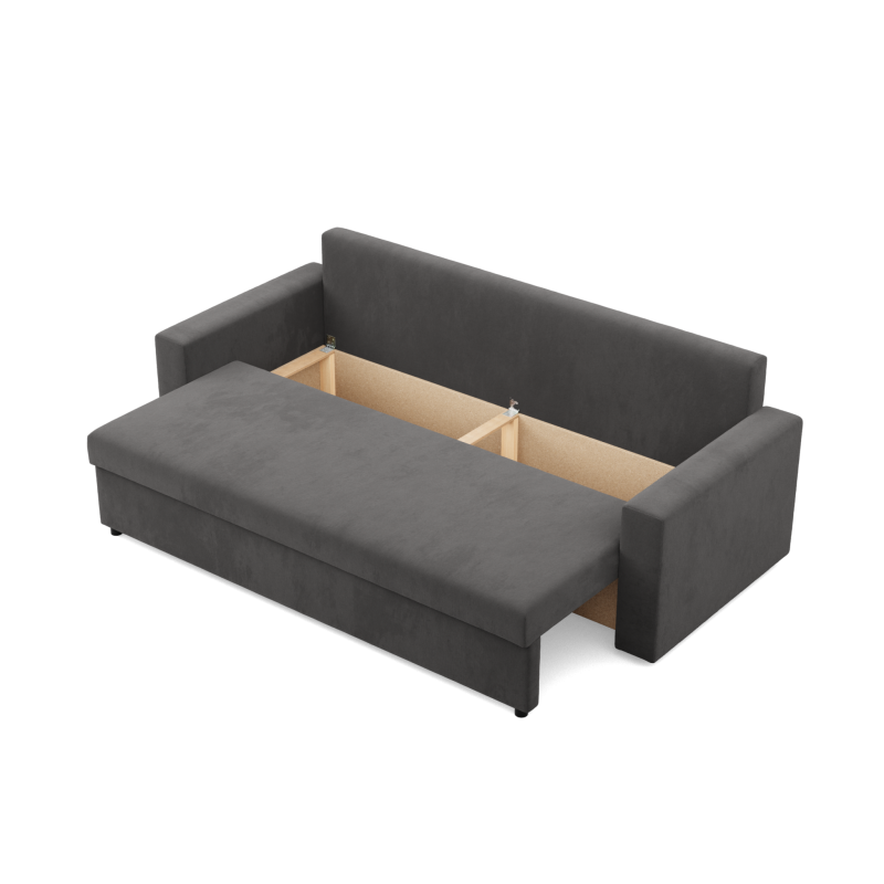 NEO Mikro Sofa, Filling - Foam, Color - GRAY, Armrest Type - Straight