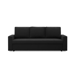 Sofa NEO Mikro, Füllung - Schaumstoff, Farbe - SCHWARZ, Art der Armlehne - Einfach