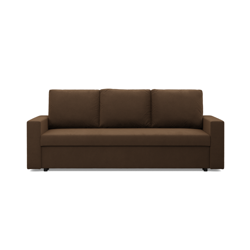 NEO Micro Sofa, Filling - Foam, Color - BROWN, Armrest Type - Straight