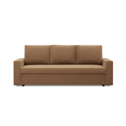Sofa NEO Mikro, Füllung - Schaumstoff, Farbe - CAPPUCCINO, Art der Armlehne - Einfach