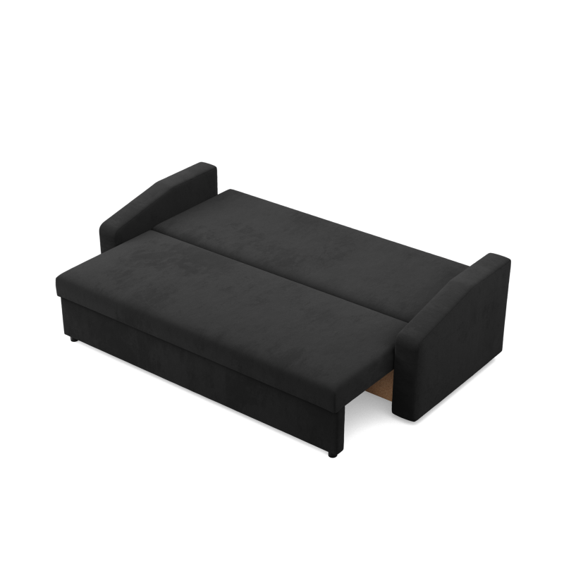 NEO Mikro Sofa, Füllung - Schaumstoff, Farbe - SCHWARZ, Art der Armlehne - Schräg