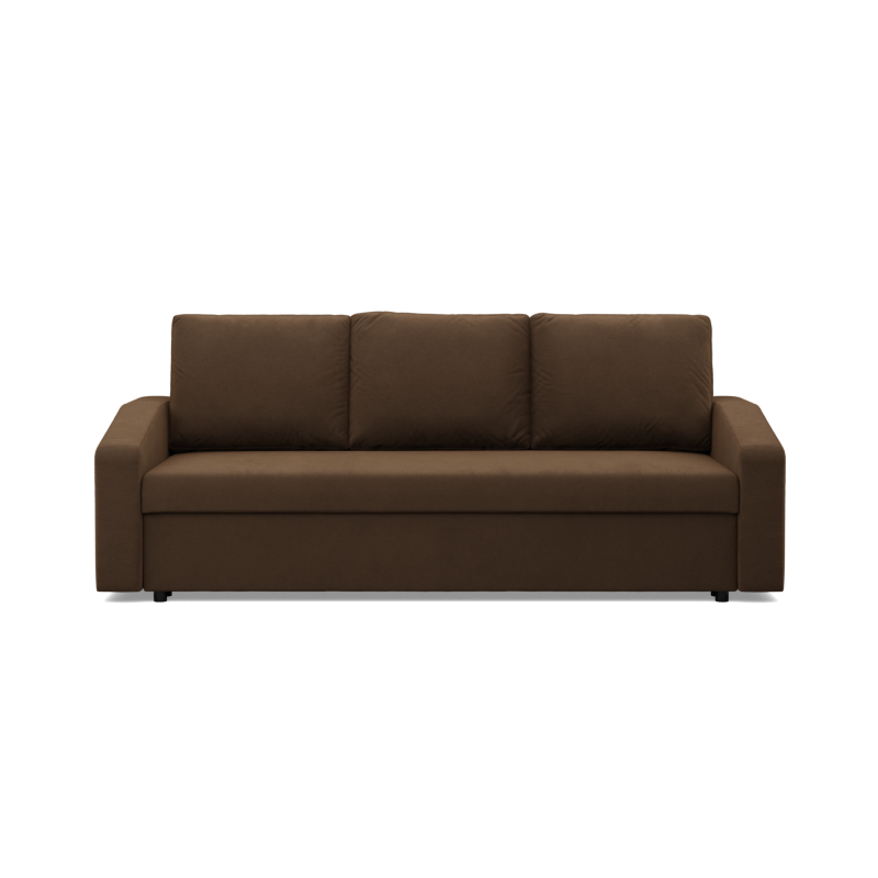 NEO Micro Sofa, Filling - Foam, Color - BROWN, Armrest Type - Slanted