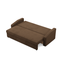 NEO Micro Sofa, Filling - Foam, Color - BROWN, Armrest Type - Slanted