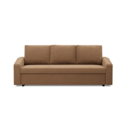 Sofa NEO Mikro, Füllung - Schaumstoff, Farbe - CAPPUCCINO, Art der Armlehne - Schräg