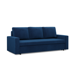 NEO Kronos Sofa, Filling - Spring, Color - NAVY BLUE, Armrest type - Straight