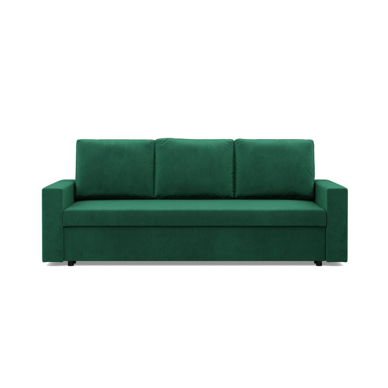 NEO Kronos Sofa, Filling - Spring, Color - BOTTLE GREEN, Type of armrest - Straight