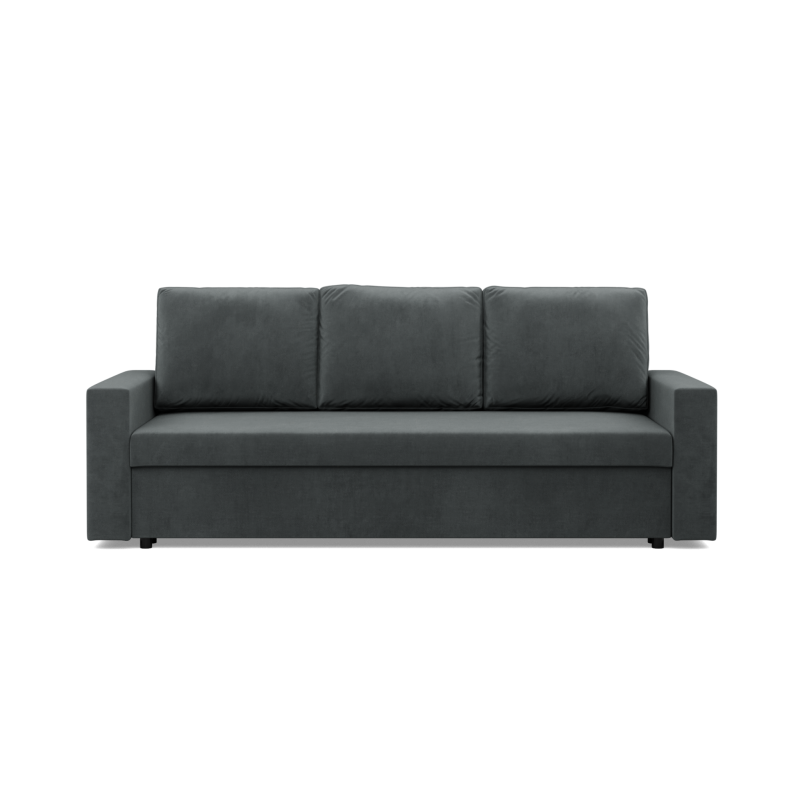 NEO Kronos Sofa, Filling - Spring, Color - DARK GRAY, Armrest Type - Straight