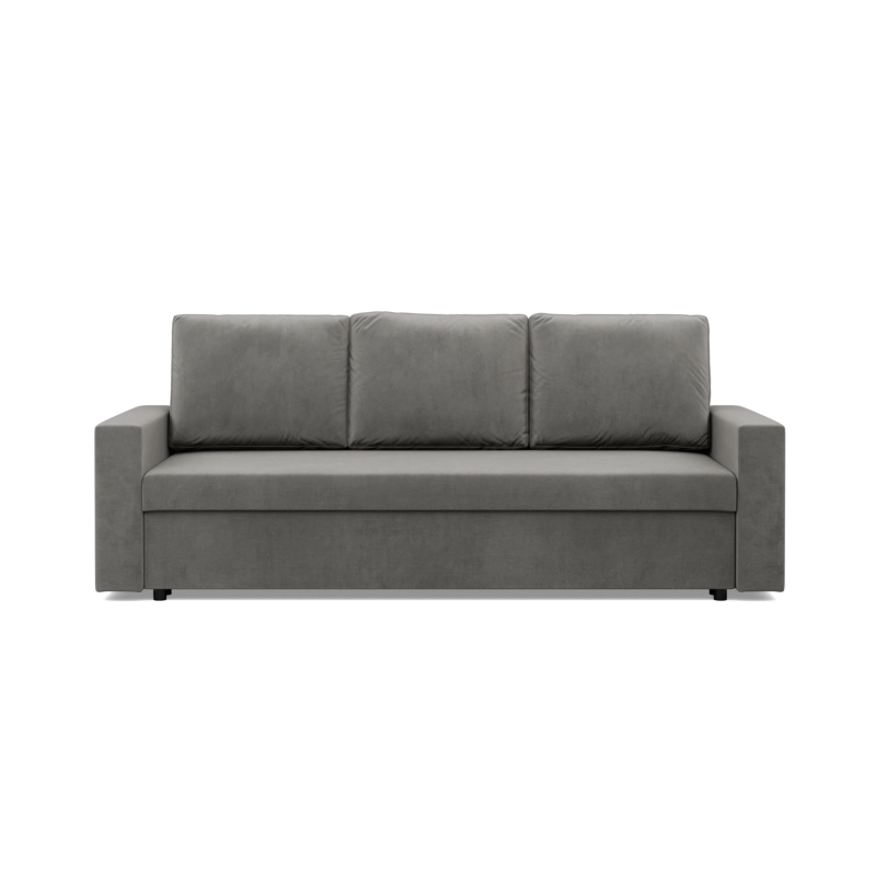 Sofa NEO Kronos, Füllung - Federkern, Farbe - HELLGRAU, Art der Armlehne - Gerade