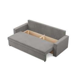 NEO Kronos Sofa, Filling - Spring, Color - LIGHT GRAY, Armrest Type - Straight