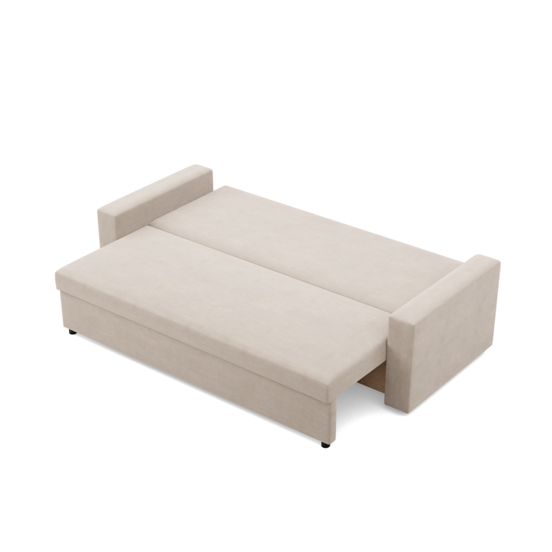 NEO Kronos Sofa, Filling - Spring, Color - BEIGE, Type of armrest - Simple