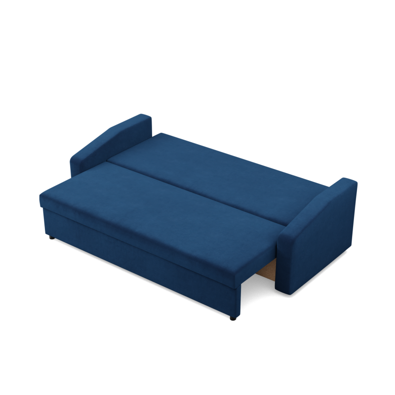 NEO Kronos Sofa, Filling - Spring, Color - NAVY BLUE, Armrest Type - Slanted
