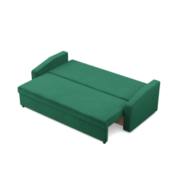 NEO Kronos Sofa, Filling - Spring, Color - BOTTLE GREEN, Type of Armrest - Slanted
