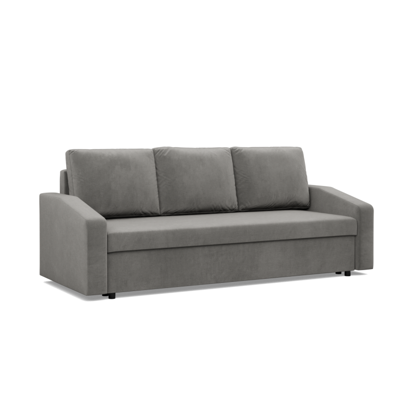 NEO Kronos Sofa, Filling - Spring, Color - LIGHT GRAY, Armrest Type - Slanted