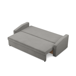 Sofá NEO Kronos, Relleno - De muelles, Color - GRIS CLARO, Tipo de reposabrazos - Inclinado