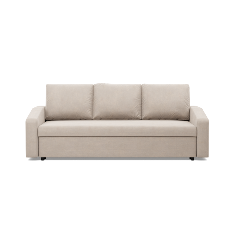 Sofa NEO Kronos, Füllung - Federkern, Farbe - BEIGE, Art der Armlehne - Schräg