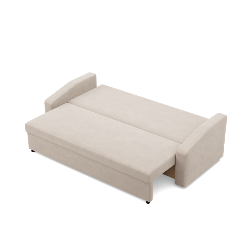 Sofa NEO Kronos, Füllung - Federkern, Farbe - BEIGE, Art der Armlehne - Schräg