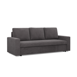 NEO Poso Sofa, Filling - Spring, Color - DARK GRAY, Armrest Type - Straight