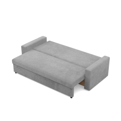 Sofá NEO Poso, Relleno - Con muelles, Color - GRIS CLARO, Tipo de reposabrazos - Recto
