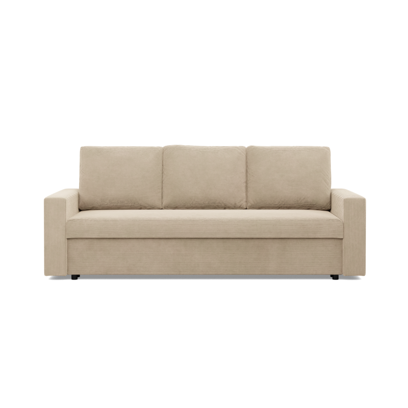 Sofa NEO Poso, Füllung - Federkern, Farbe - BEIGE, Art der Armlehne - Gerade