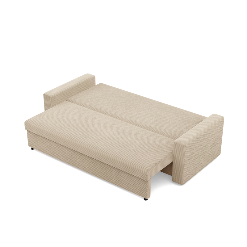 NEO Poso Sofa, Filling - Spring, Color - BEIGE, Type of armrest - Straight