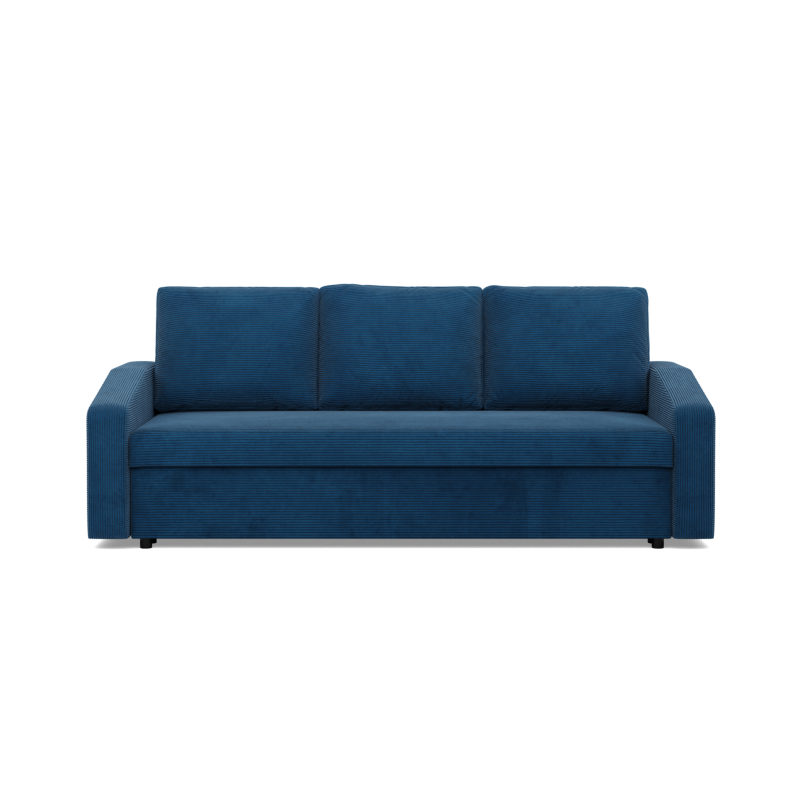 NEO Poso Sofa, Filling - Spring, Color - NAVY BLUE, Armrest Type - Slanted