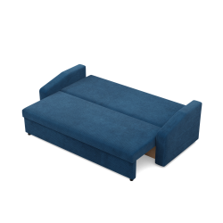 Sofá NEO Poso, Relleno - De muelles, Color - AZUL MARINO, Tipo de reposabrazos - Inclinado