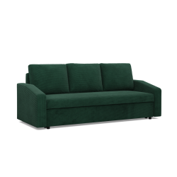 NEO Poso Sofa, Filling - Spring, Color - Bottle Green, Armrest Type - Slanted
