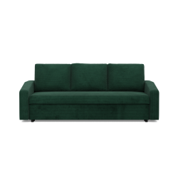 NEO Poso Sofa, Filling - Spring, Color - Bottle Green, Armrest Type - Slanted