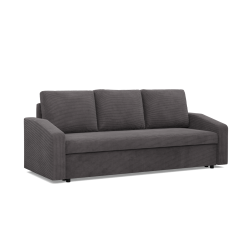 NEO Poso Sofa, Filling - Spring, Color - DARK GRAY, Armrest Type - Slanted