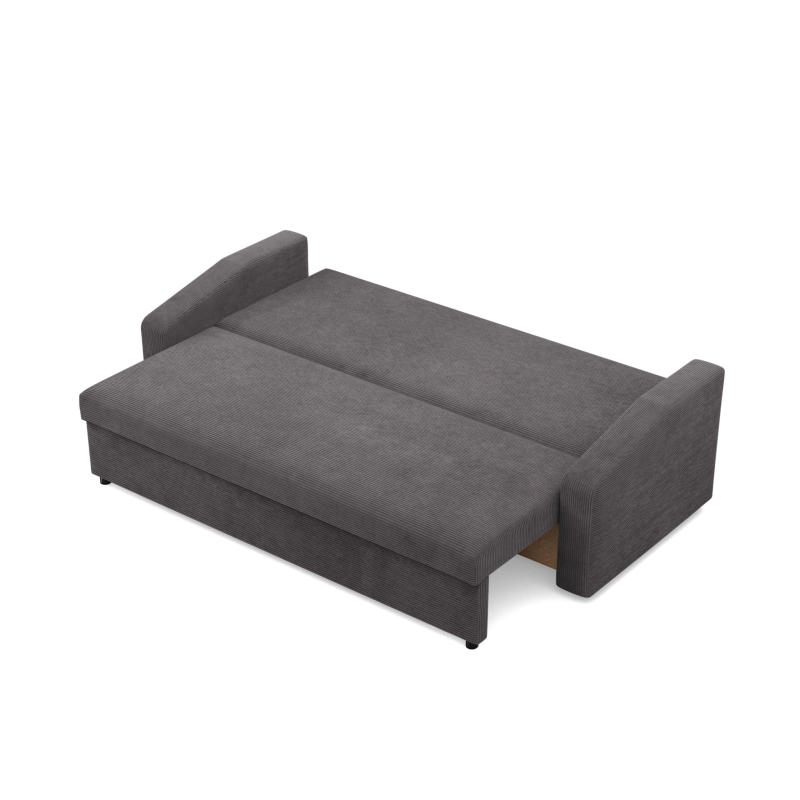 NEO Poso Sofa, Filling - Spring, Color - DARK GRAY, Armrest Type - Slanted