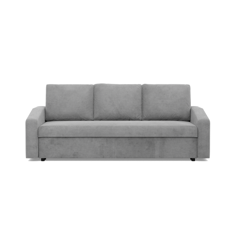 NEO Poso Sofa, Filling - Spring, Color - LIGHT GRAY, Armrest Type - Slanted