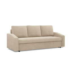 NEO Poso Sofa, Filling - Spring, Color - BEIGE, Type of armrest - Slanted