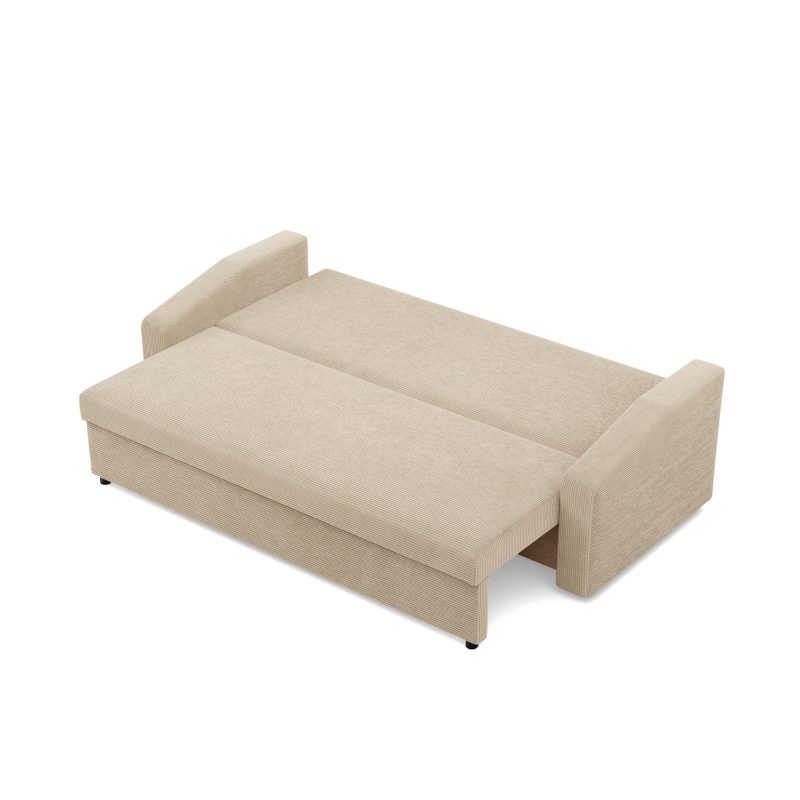 NEO Poso Sofa, Filling - Spring, Color - BEIGE, Type of armrest - Slanted