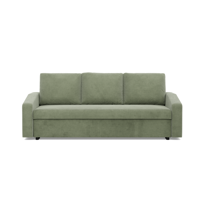 NEO Poso Sofa, Filling - Spring, Color - OLIVE, Armrest Type - Slanted