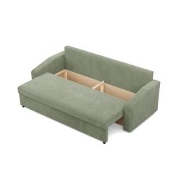 NEO Poso Sofa, Filling - Spring, Color - OLIVE, Armrest Type - Slanted
