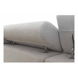 Prestige XII Maxi Ecksofa mit Schlaffunktion, USB-Anschluss in weichem Stoff, Freya 210.04 + Tauro 8202 | Ihr Wohnzimmer im Nu