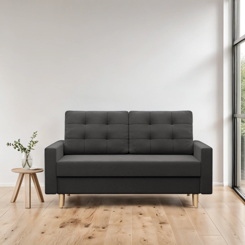 Sofa BLANK, Stoffart - Gruppe I, Füllung - Schaumstoff, Farbe - GRAU