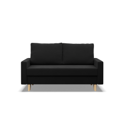 Sofa BLANK , Rodzaj tkaniny - I grupa, Wypełnienie - Piankowe, Kolor - CZARNY