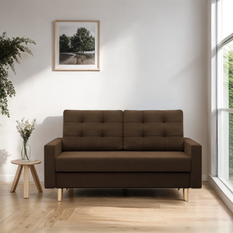 Sofa BLANK, Fabric type - Group I, Filling - Foam, Color - BROWN