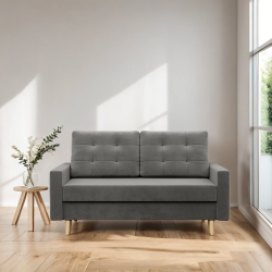 Sofa BLANK, Fabric type - Group II, Filling - Spring, Color - LIGHT GRAY