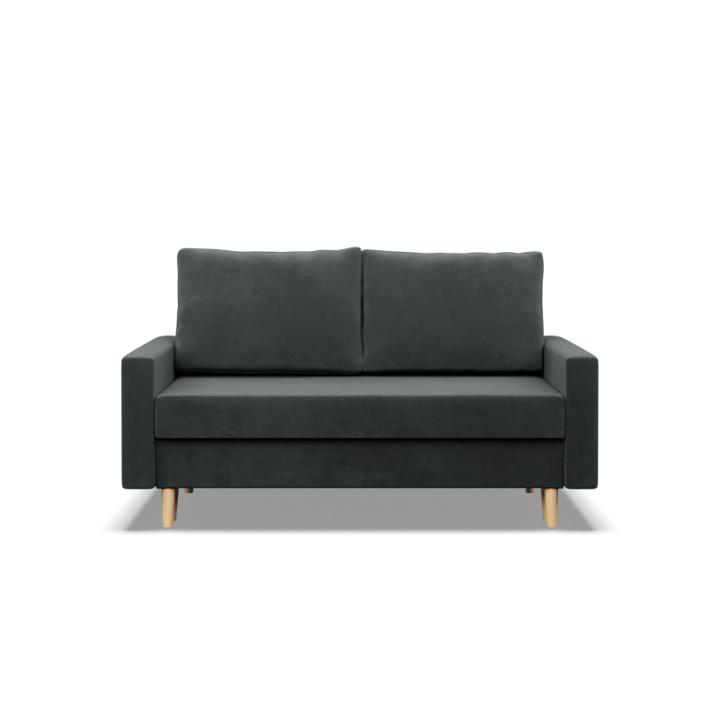 Sofa BLANK, Stoffart - Gruppe II, Füllung - Federkern, Farbe - DUNKELGRAU