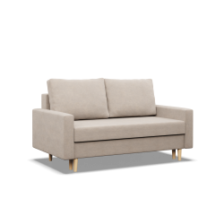 Sofa BLANK , Rodzaj tkaniny - II grupa, Wypełnienie - Sprężynowe, Kolor - BEŻOWY