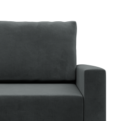 Ecksofa BLANK LL, Stoffart - Gruppe II, Füllung - Federkern, Farbe - DUNKELGRAU