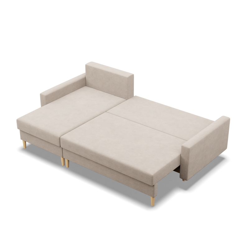 Ecksofa BLANK LL, Stoffart - Gruppe II, Füllung - Federkern, Farbe - BEIGE