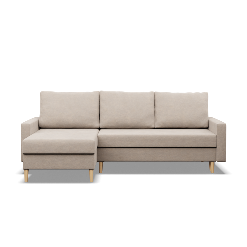 Ecksofa BLANK LL, Stoffart - Gruppe II, Füllung - Federkern, Farbe - BEIGE