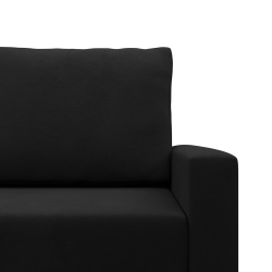 Ecksofa BLANK LO, Stoffart - Gruppe I, Füllung - Schaumstoff, Seite - LINKS, Farbe - SCHWARZ